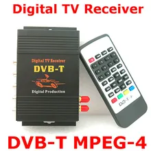 Автомобильный DVB-T MPEG-4 двойной тюнер 140-200 км/ч DVB T SD автомобильное цифровое тв тюнер приемник для Европы Ближнего Востока Австралии