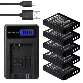 

5PCS 1900mAh EN-EL12 EN EL12 Battery+USB LCD Charger For Nikon CoolPix S710 S610 S610c S6200 S620 S1000pj P300 S630 S6300 S9400