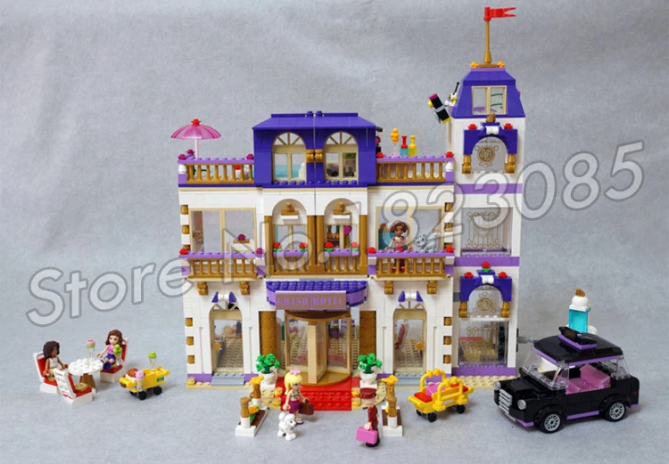 1585 шт Друзья серии Heartlake Grand Hotel 10547 фигурки строительные блоки Эмма Стефани
