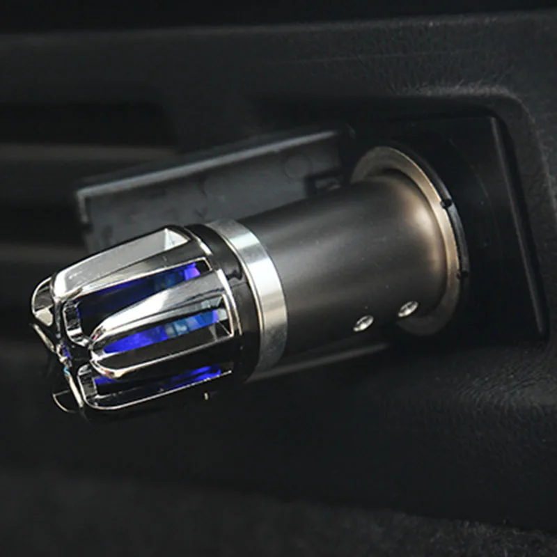 Мини автомобильный очиститель воздуха 12 В ионный автомобильный освежитель воздуха кислородный ионизатор очиститель DXY88