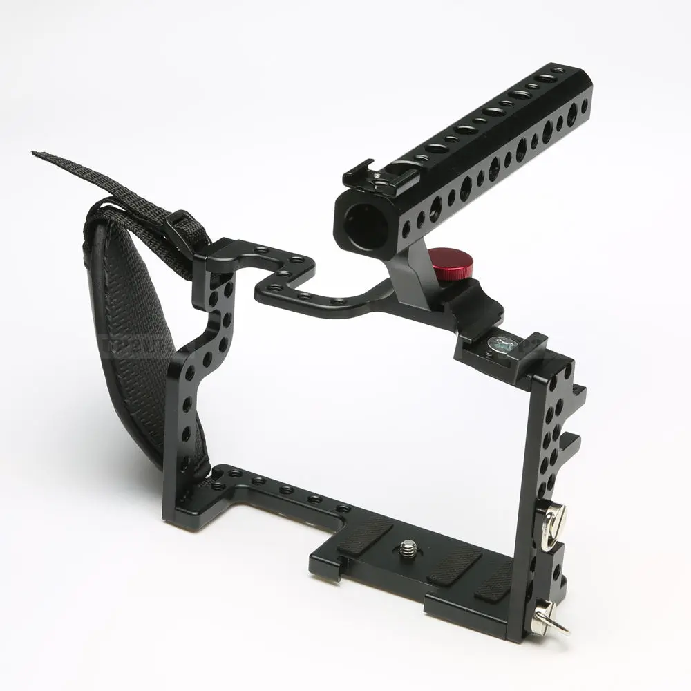 

DSLR Rig Top Handle Mount Cage fr Panasonic Lumix GH4 4K GH3 G6 G5 Film Camera