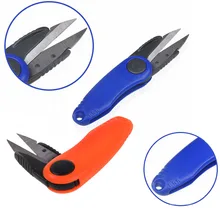 Ножницы из нержавеющей стали в форме креветки, аксессуары для рыбной ловли, складные лески, ножницы для вырезания, ножницы для вышивания крестиком