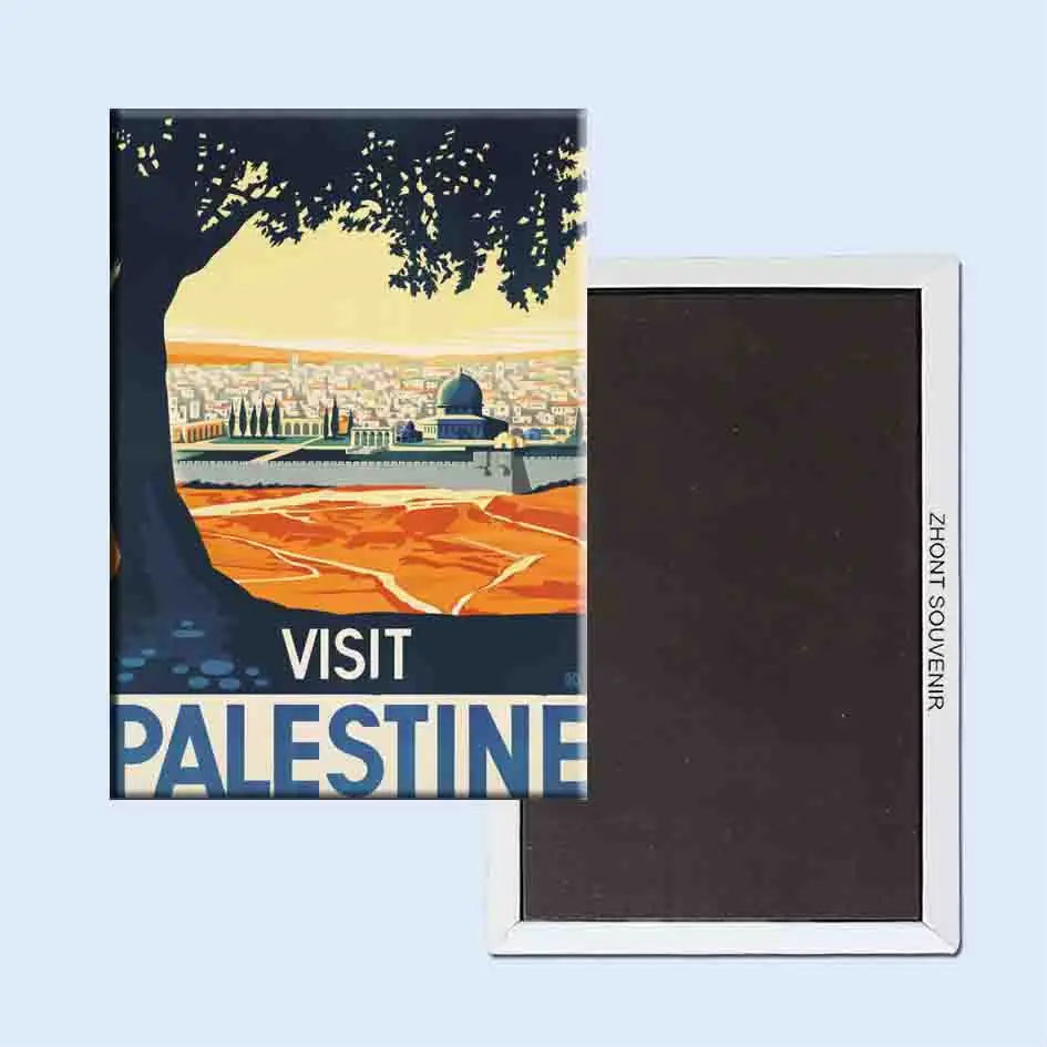 

Visit Palestine 24182 Retro nostalgic fridge magnets