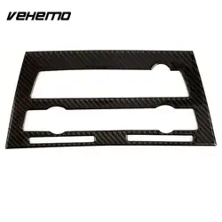 Vehemo углеродного волокна автомобилей CD консоли накладка автомобиль AC Панель накладка декор отделкой черный-Для BMW X5 X6 f15 F16 2014-2018