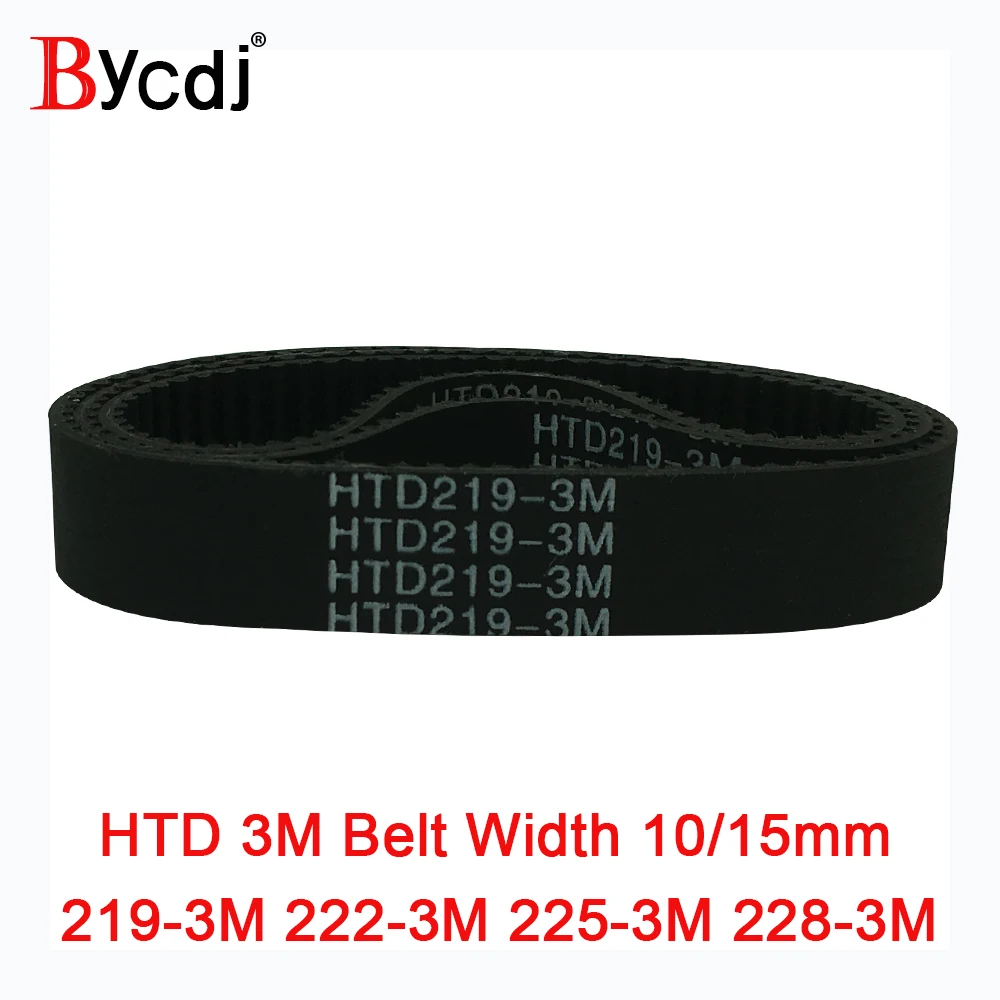 

Arc HTD 3M Timing belt length=219 222 225 228 width 6-25mm Teeth 73 74 75 76 HTD3M synchronous pulle219-3M 222-3M 225-3M 228-3M