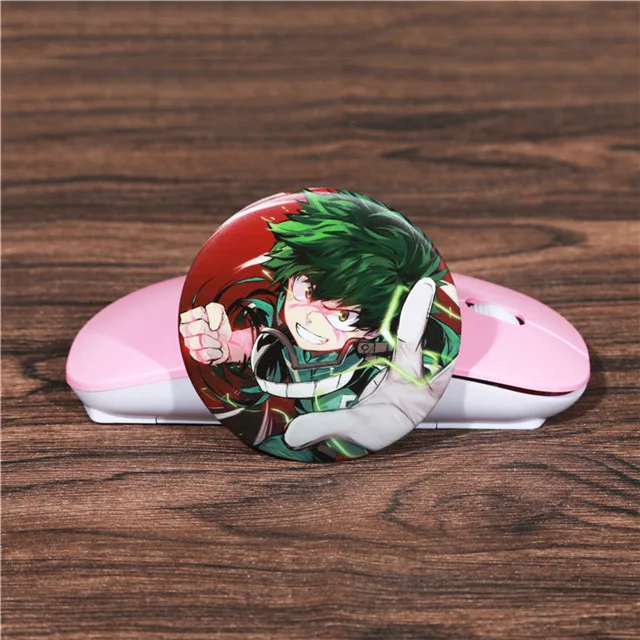 FFFPIN 5,8 см японская брошь в стиле аниме My Hero Academy Badge izku Midoriya Breastpin Pin Coin Collect Россия Испания комната Домашний рюкзак - Окраска металла: Model F