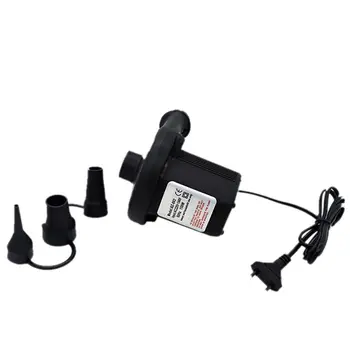 

2 in 1 Portable Electric Air Pump Air Bed Mattress Boat Car Auto Air Inflatable Pump For Camping Inflator with 3 Nozzles Mayitr