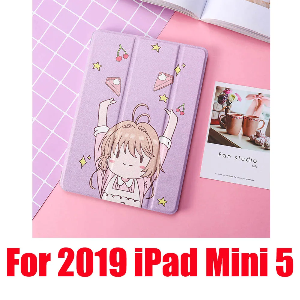 Чехол для iPad 2/3/4 Mini 1 iPad 5 Air iPad iPad 10,5 Pro 9,7 Мягкий противоударный пылезащищенные силиконовые милый пленка с полным покрытием - Цвет: Purple 2019 Mini 5