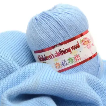 

High quality 50g/ball 132 meters infant silk hand knitted cashmere yarn crochet yarn