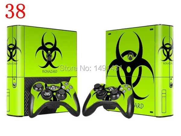 

OSTSTICKER Vinyl Skin Sticker Protector for Xbox 360 E + 2 controller skins Stickers for XBOX 360 E