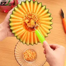Diy fruta helado Dig Ball cuchara Baller surtido fríos herramienta sandía melón cuchillo cortador Gadgets LPT7806
