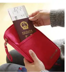 Для женщин Организатор заграничного паспорта держатель кредитной карты бумажник документ Вышивка Крестом Пакет мода на нескольких
