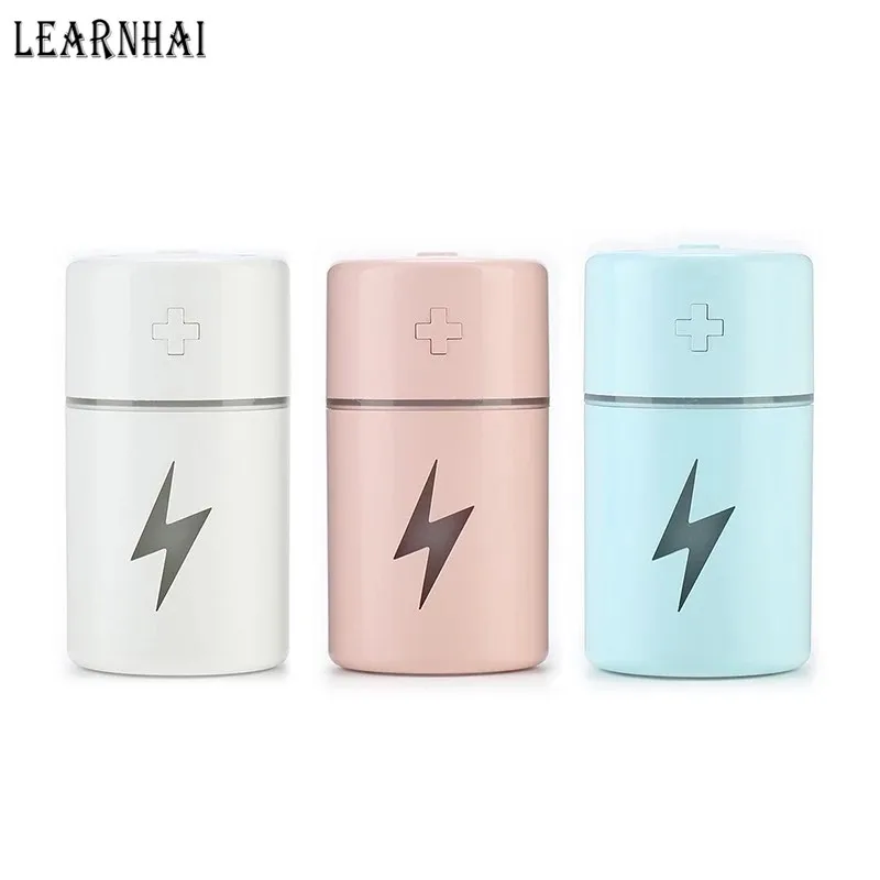 LEARNHAI USB Air Humidifier Ultrasonic Cool-Mist Positive Energy Mini With Colorful Night Light For Home Office | Бытовая техника