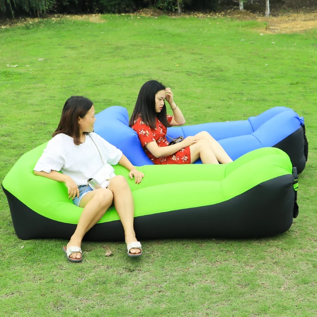 Lazy Bag Laybag Sleeping Fast Inflatable Sofa Camping Air Lazy Bag Laybag Sleeping Fast Inflatable Sofa Camping Air Beach Bed Banana Lounge