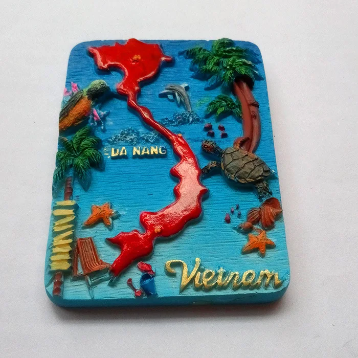 Hot Sale Vietnam Handmade Refrigerator Fridge Sticker Ornament