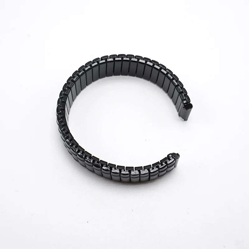 Ремешок для часов 14 мм черный металлический гибкий 2020|watchband 14mm|woman watchbandwatch strap |