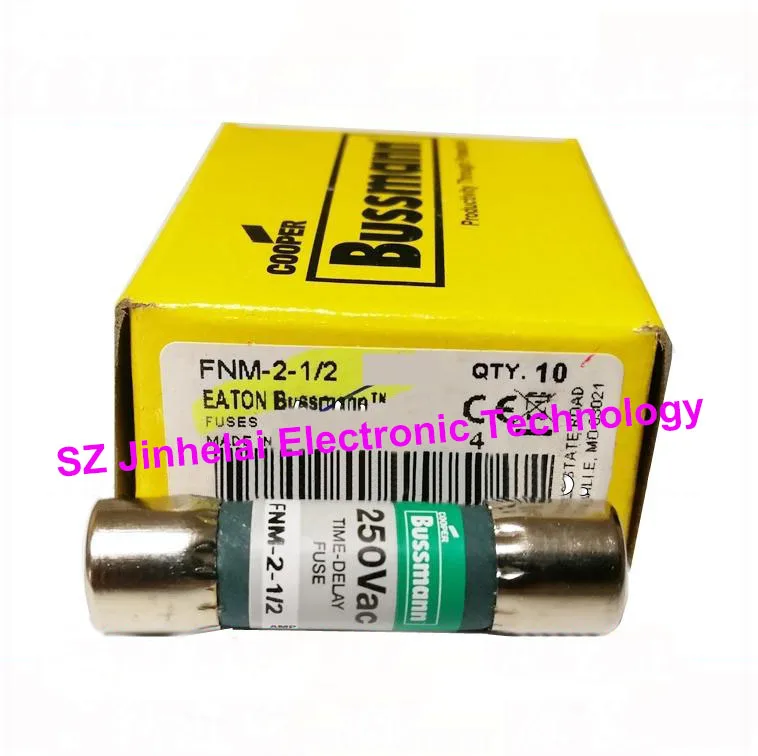 

New and original FNM-2-1/2 Time-Delay Fuses 2.5A 250V 10*38mm