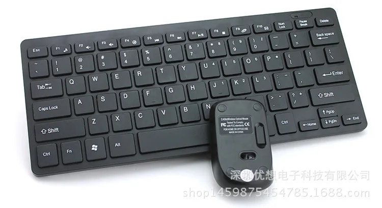 Беспроводная клавиатура мышь 2,4 ГГц мини портативный комбо для samsung Smart tv Настольный ПК Win10 MAC Android iOS Прямая поставка