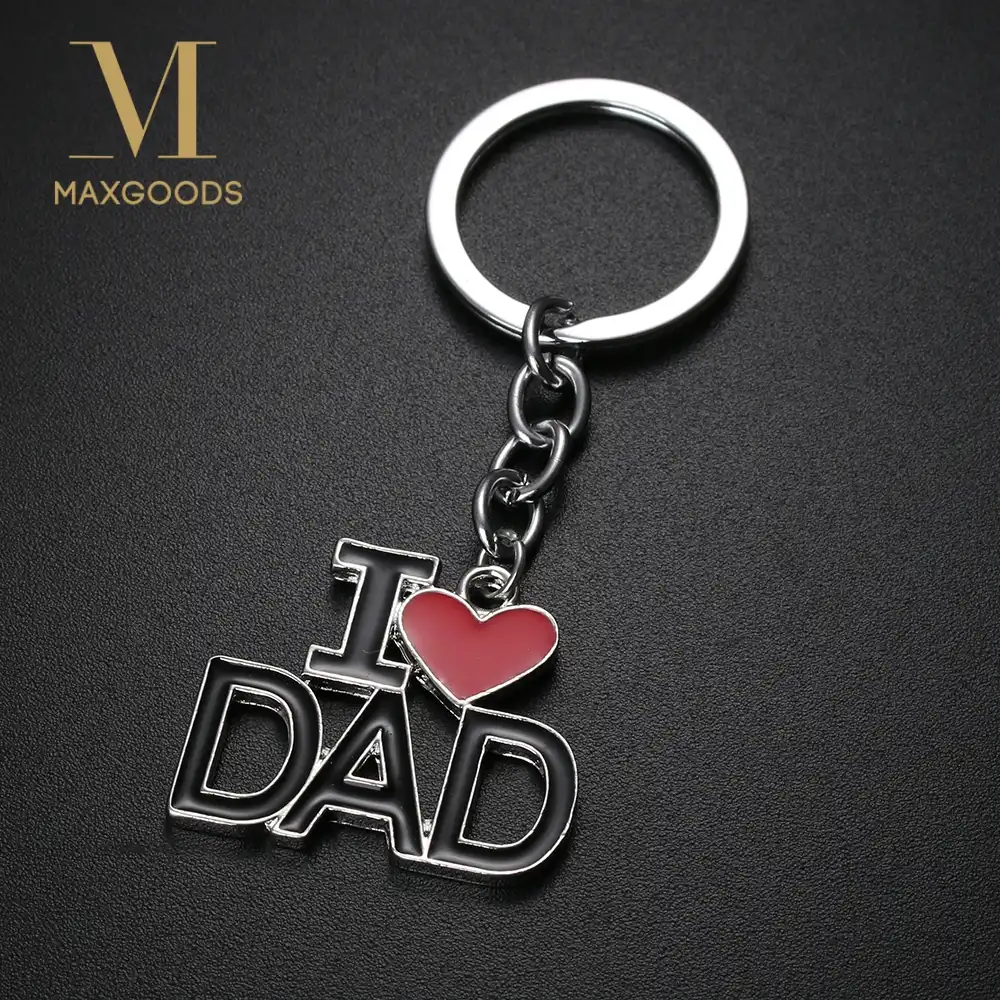 mom dad keychain