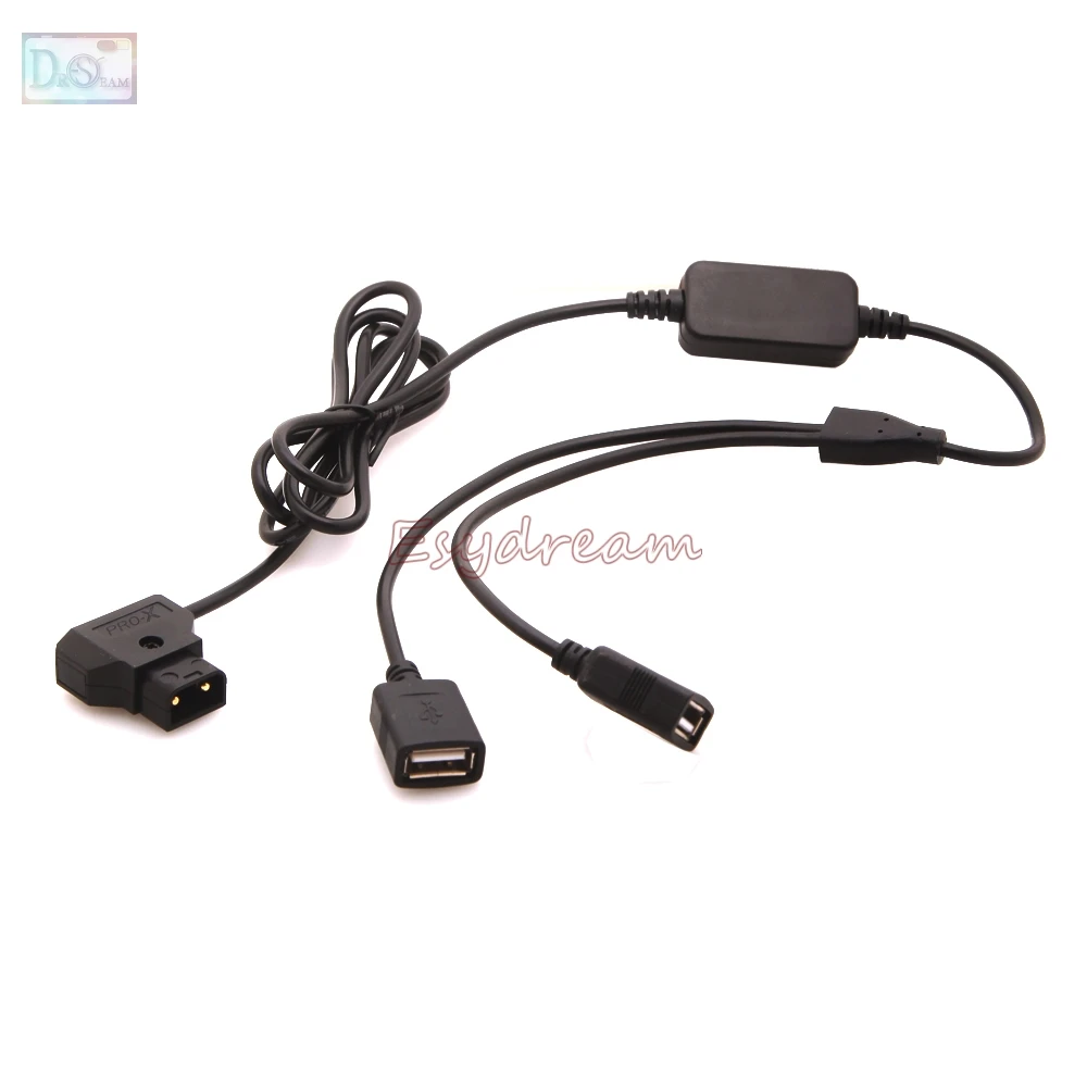 Новый адаптер питания P-Tap D-Tap 14 8 в с двумя USB-портами 5 2 а постоянного тока |