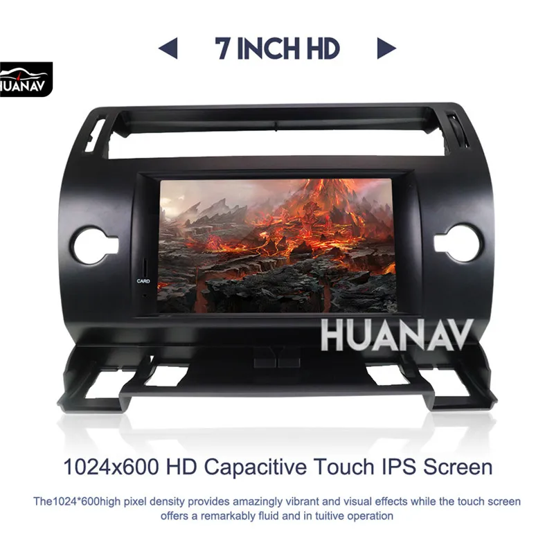 Discount Car DVD player GPS navigation for Citroen C4/C-Quatre/C-Triumph 2004-2012 GPS HeadUnit  Android8.0 4GB+32GB/Android7.1 2GB+16GB 7