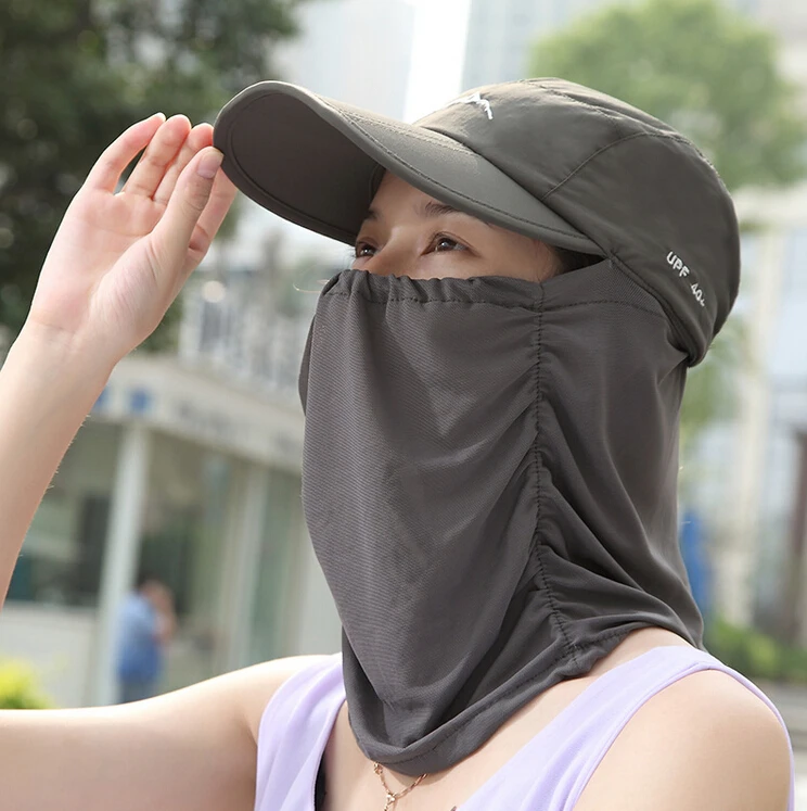 Outdoor Women Men Summer Sun Hats Breathable UV Protection Cap With