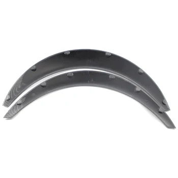 

Top Quality New 4 Pcs Universal Car Fender Flares Arch Wheel Eyebrow Protector/mudguards Sticker