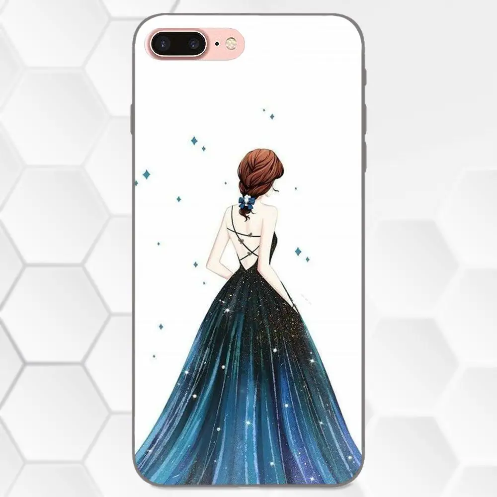 Свадебное платье для девушки Huawei Honor Enjoy Mate Note 6s 8 9 10 20 Lite Play Pro P smart мягкий чехол