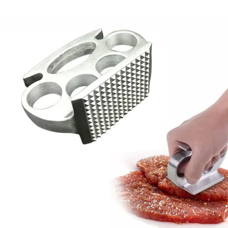 

High Quality Aluminum Alloy Loose Tenderizers Meat Hammer Pounders knock-sided for Steak Pork Kitchen Tools