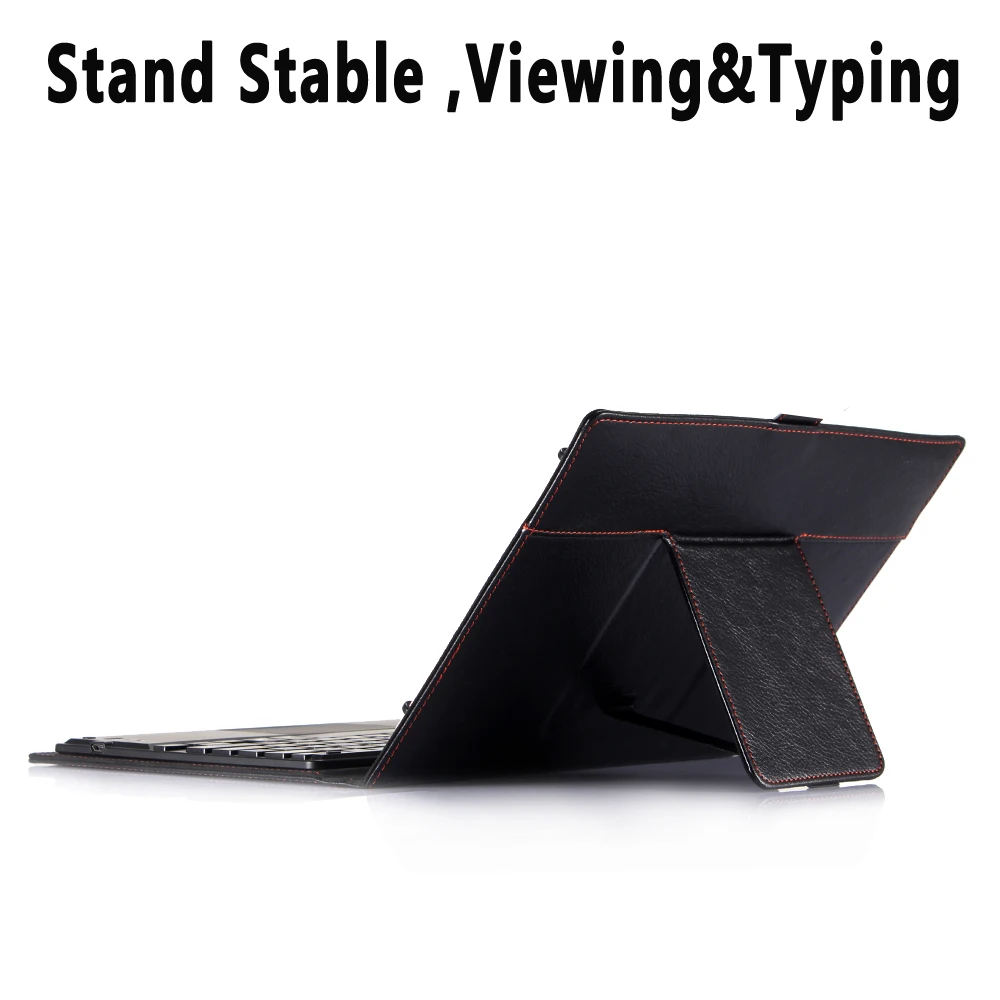 TouchPad Keyboard Case for Samsung Galaxy Tab3 Tab 3 8 8.0 SM-T310 SM-T311 T310 Pu Leather Cover Bl