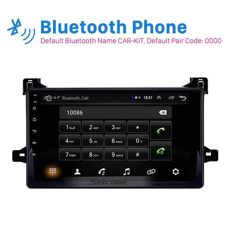 Seicane 9 дюймов Android 8 1 автомобильный Радио мультимедийный плеер GPS для 2016 Toyota Prius