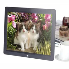 12-дюймовый оправой HD мультипросветление с каждой стороны-функциональная цифровая фоторамка электронный фотоальбом видео цифровых носителях рекламы Цифровые брошюры