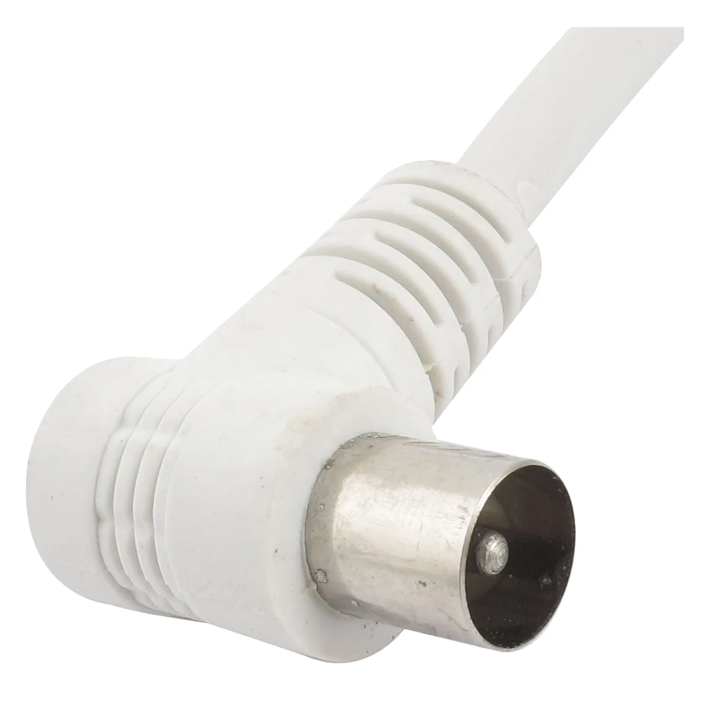 

HFES PAL Male to Male TV Lead Shielded Aerial Coaxial Cable 5M 16.4ft White