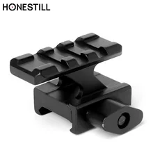 HONESTILL Тактический рейку База QD Lockdown серии Lightweight 3 слота 20 мм Пикатинни Вивер адаптер