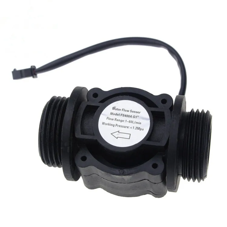 

2PCS G1" Water Flow Hall Effect Sensor Switch Flowmeter Counter 1-60L/min