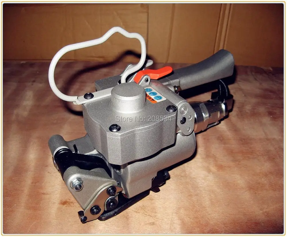 Wholesale-- (Tension:>=3500N) AQD-19 Portable Pneumatic PET&PP hand strapping tool/Plastic strapping welding machine for 13-19mm