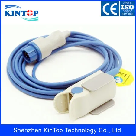 SpO2 sensor Adult finger clip round 12pin for Kontron patient monitor