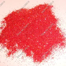 50 г/пакет x 1/12"(0,2 мм) Голографический лазерный красный цвет блестящий тонкий лак для ногтей порошок пыли для DIY ногтей искусство и блестки для рукоделия