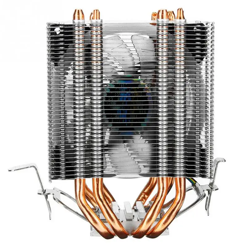 

Colorful RGB LED CPU Fan Cooling Cooler Copper Heat Pipe Heatsink PC Gamer For Intel LGA 1150 1151 1155 1156 1366 775 2011 AMD