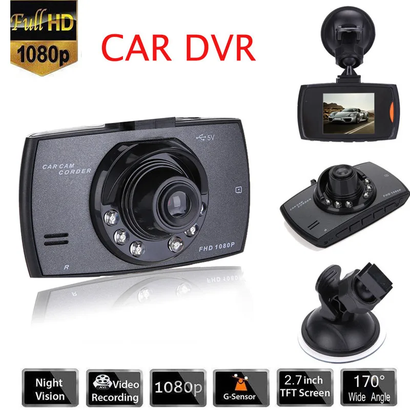 

HD 2.7" LCD Full HD 1080P Car DVR Vehicle Camera Video Recorder Dash Cam Night Vision
