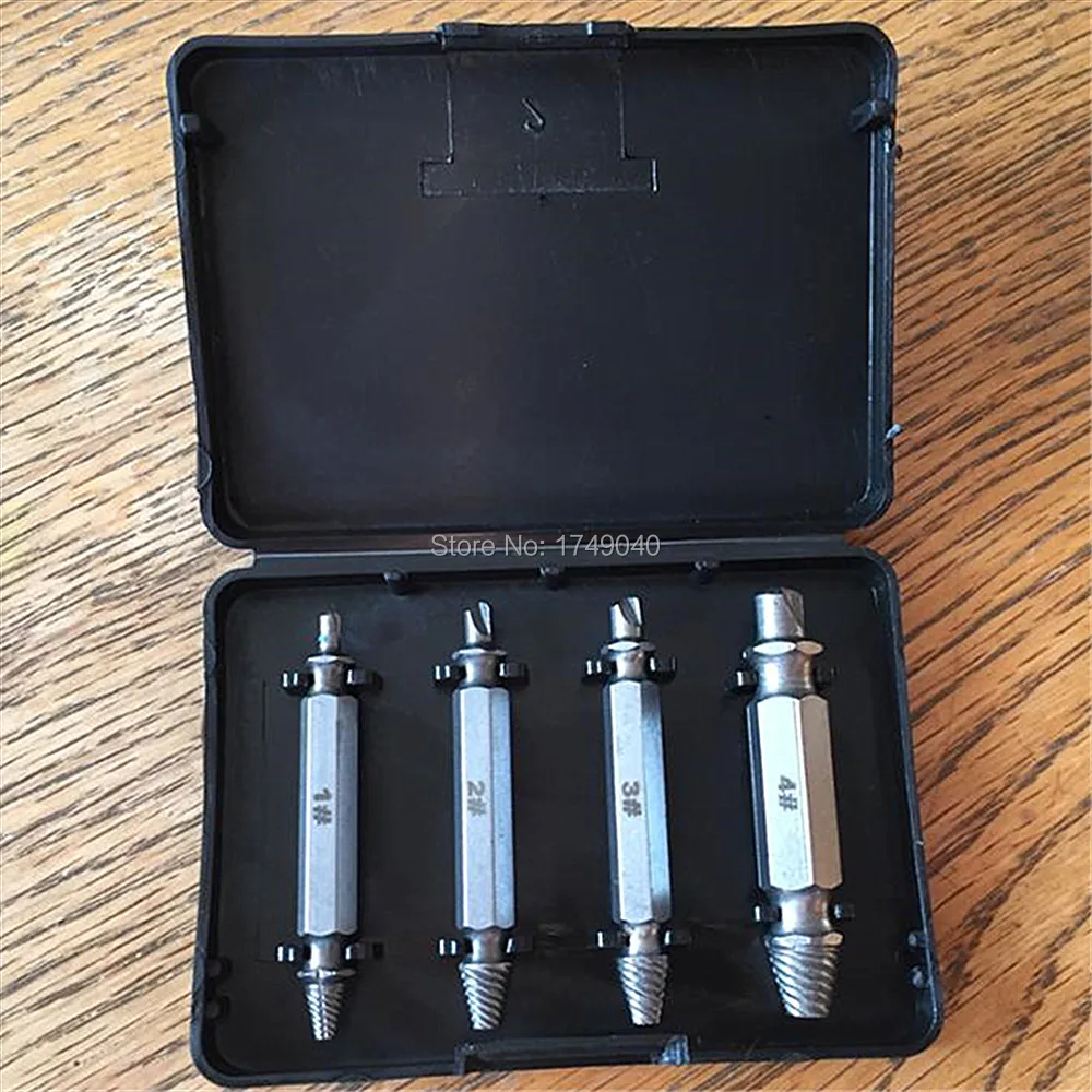 Buy 4pcs Double Ended Damaged Screw Extractor Broken