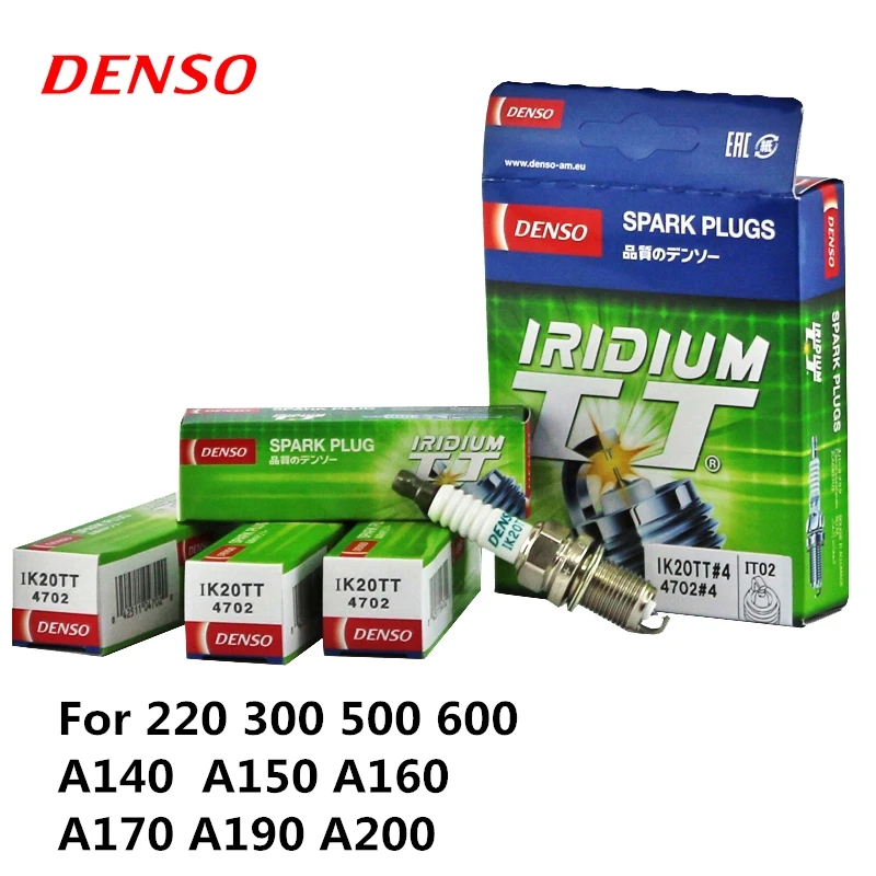 Лентам кампании DENSO свечи зажигания автомобиля для MERCEDES BENZ 220 300 500 600 A140 A150 A160 A170 A190 A200 Иридий-Платина IK20TT