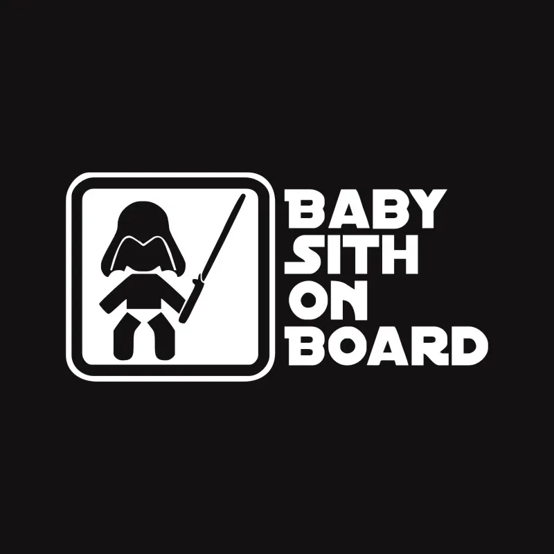 Cunymagos BABY SITH на борту Звездные войны авто Стайлинг наклейка креативный виниловый