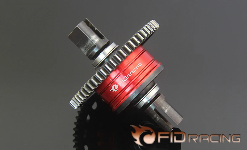 FIDRACING cnc Обработанная алюминиевая дифференциальная коробка передач для losi 5ive t kmx2