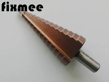 

HSS CO M35 Triangle Shank 4-32MM Straight Groove Broca Metal Step Cone Drill Bit Stainless Steel Hole Saw Cutter Wood Power Tool