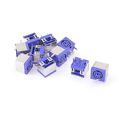 50pcs USB 2.0 MALE PLUG to MINI DIN 6 PIN FEMALE MOUSE PS//2 connector