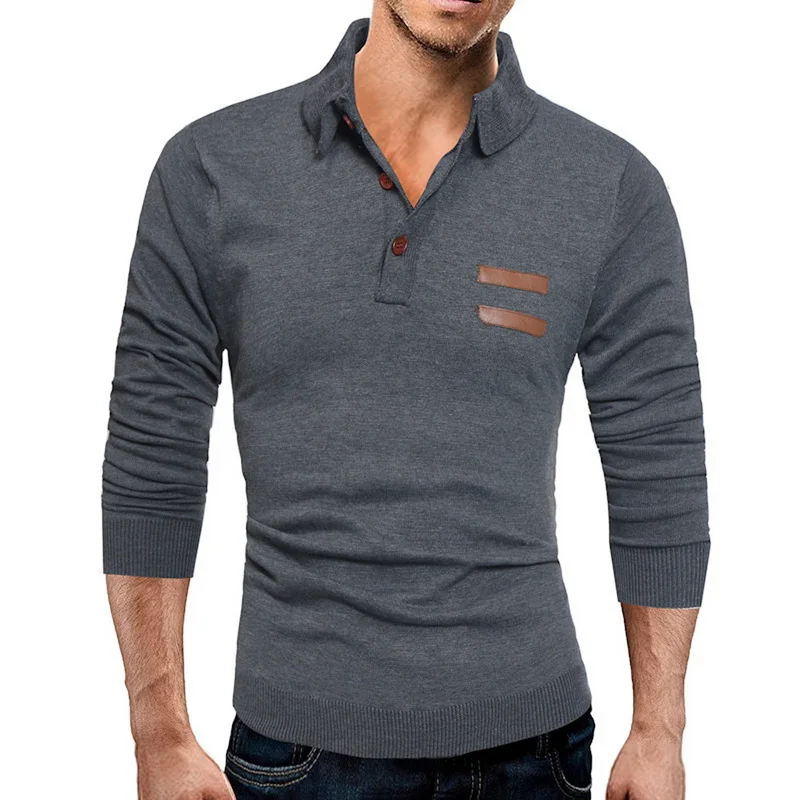 NIBESSER Men's Sweater Pure Color Loose Thin Top Wear Base