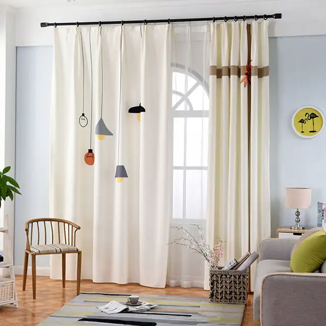 Online Shop Single Panels Nordic Style 3d Curtains For Bedroom