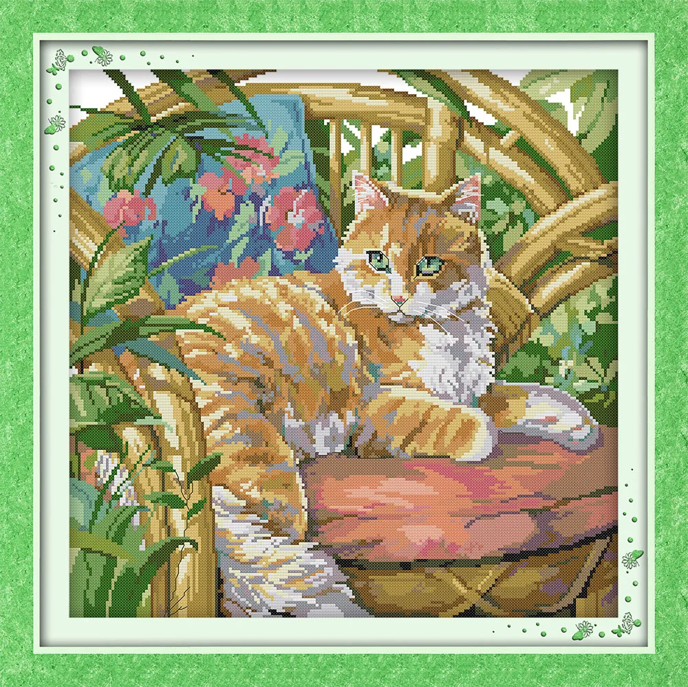 The Cat On The Chair Dmc Embroidery Floss In Thread Home Decor Cross