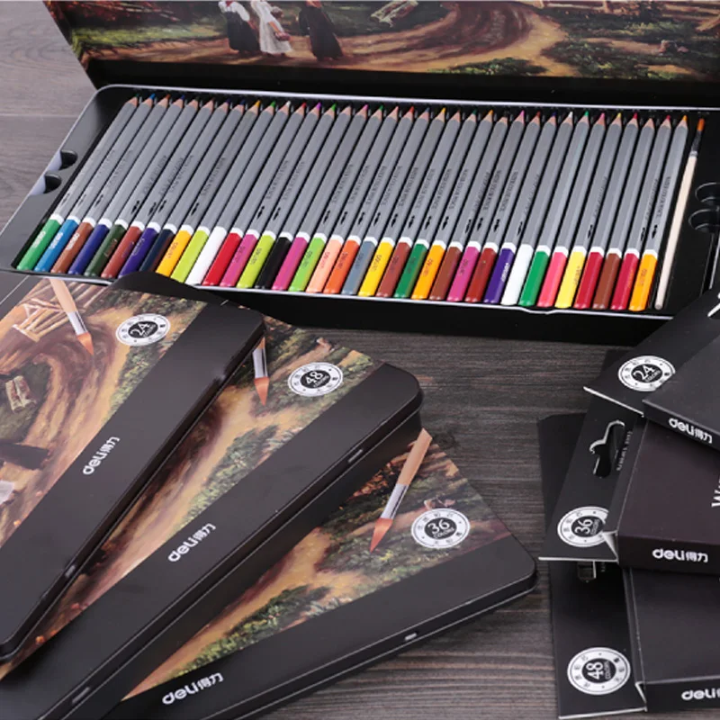 Buy deli Watercolor Pencil Painting Pencil Lapis De